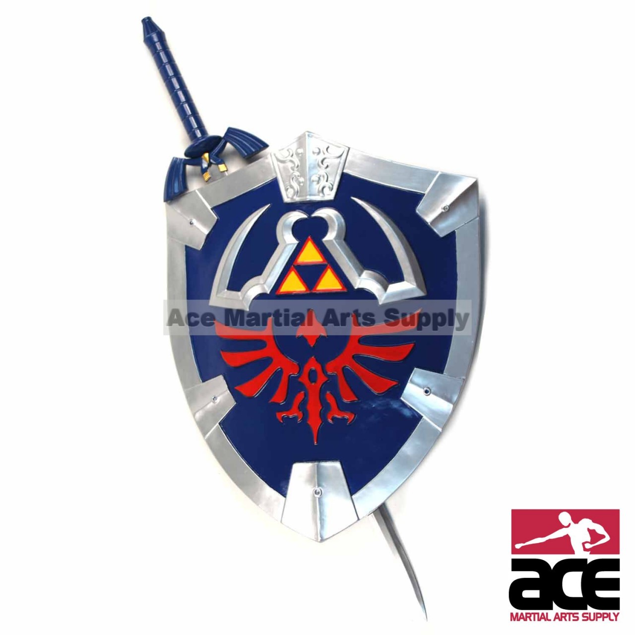 Legend of zelda Ocarina of time link's Hylian Shield with Grip & handle cosplay 