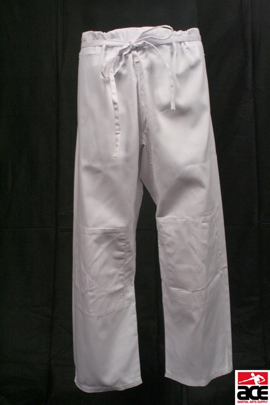 Single Weave Judo Pants - White in Los Angeles Store